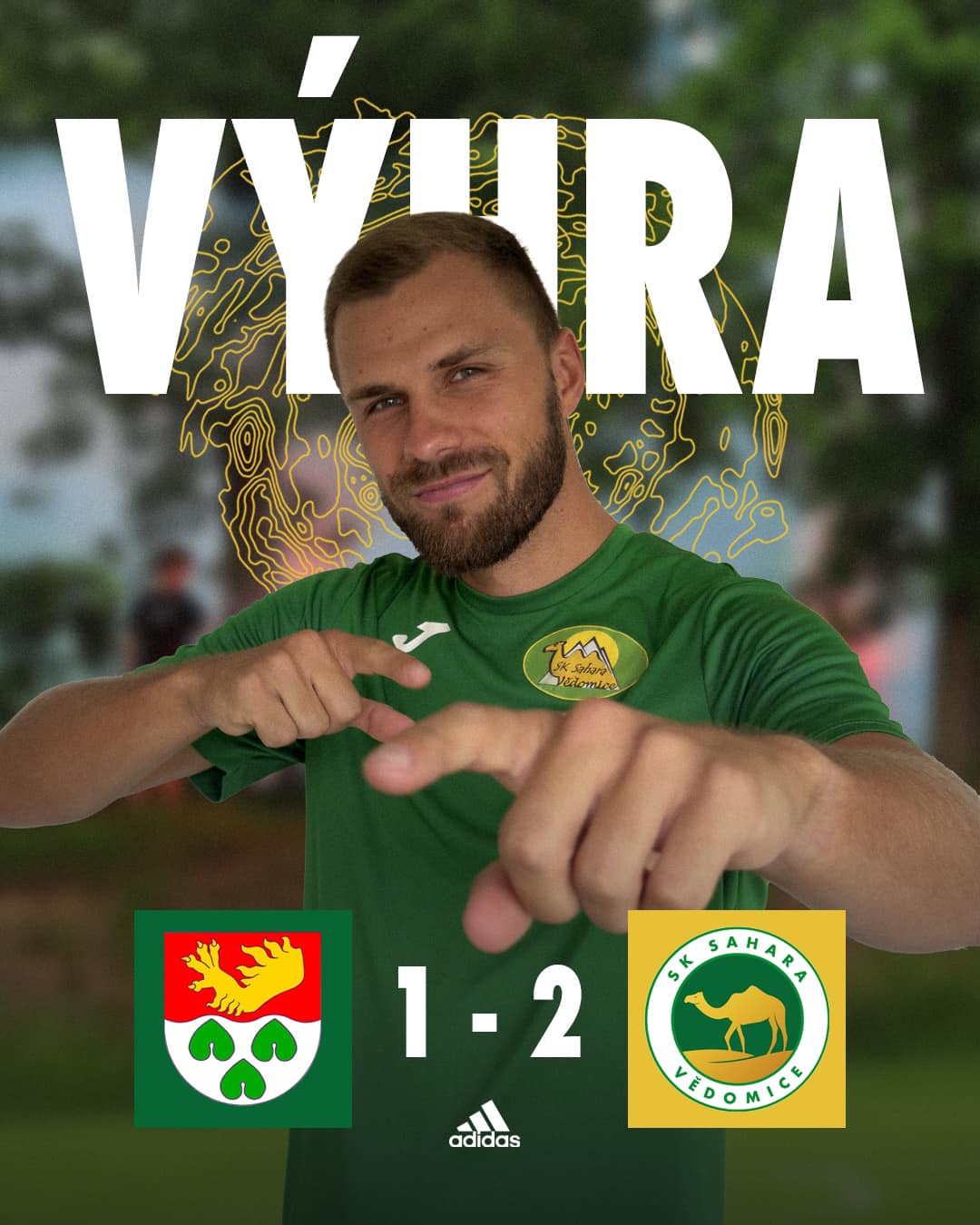 TJ Sokol Mšené lázně – SK Sahara Vědomice 1:2 (0:1)